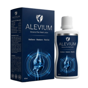 Alevium box and bottle product photo